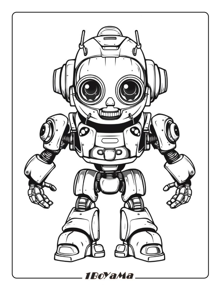 Robot Boyama Sayfaları. Ücretsiz 26 Parça Robot Boyama – Yazdır