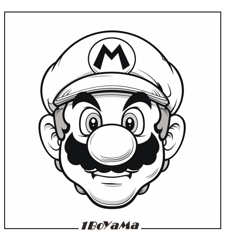 Mario Boyama Sayfaları. 18 Eşsiz Super Mario Aktivitesi – Yazdır