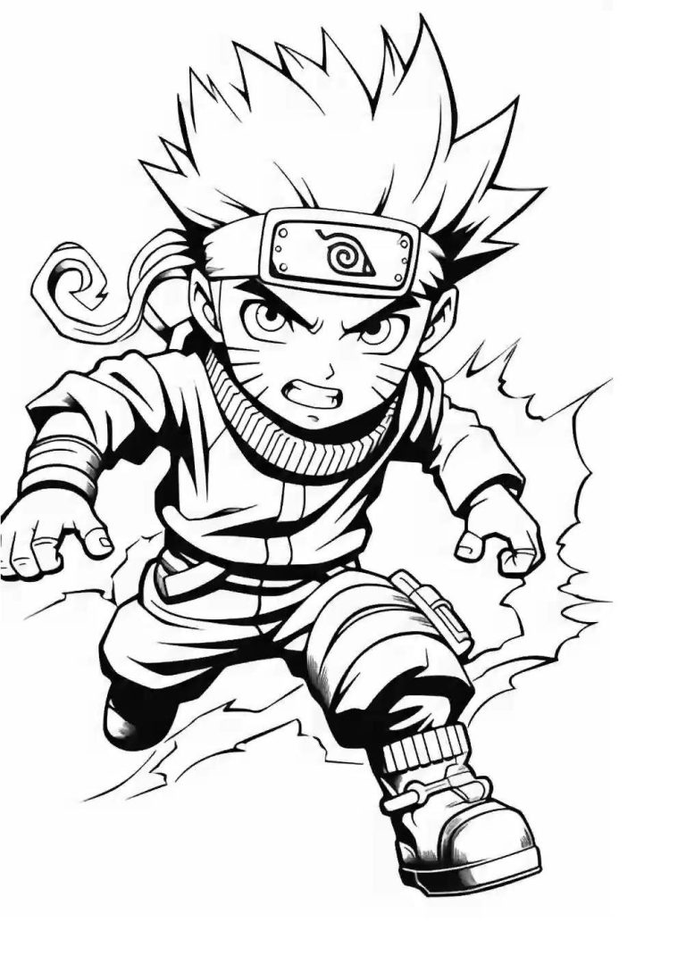 Naruto Boyama Sayfaları. Koleksiyondan 14 Benzersiz Naruto