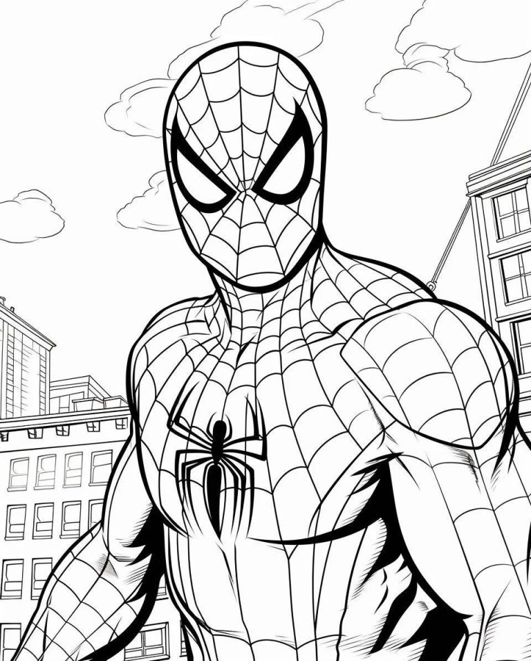 Örümcek Adam Boyama. 38 Eşsiz Super Kahraman Spiderman – Yazdır