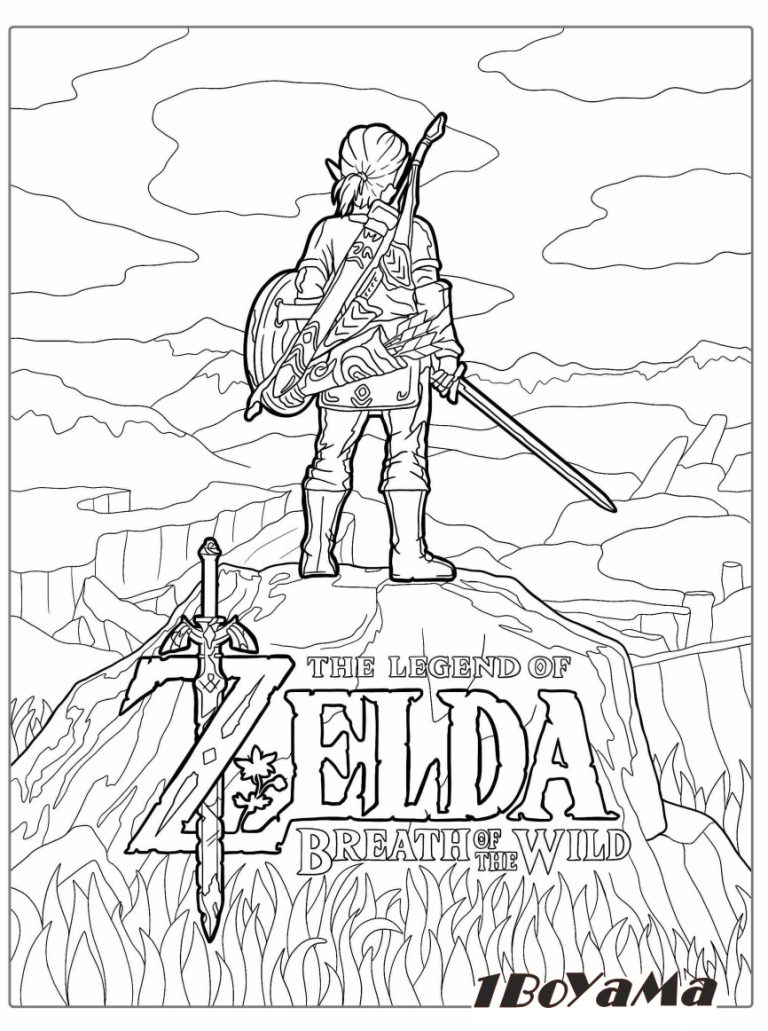 Zelda Boyama Sayfaları. 14 Adet Prenses Zelda – Yazdır